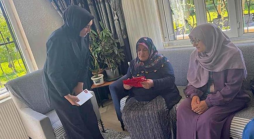 Terörsüz Türkiye mektubu Vandaki şehit ailelerine ulaştırıldı