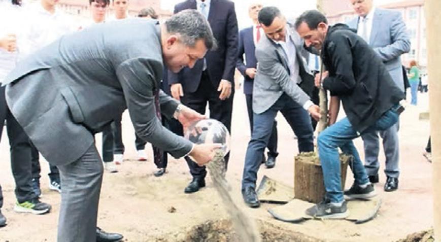 Cumhuriyet çınarı toprakla buluştu