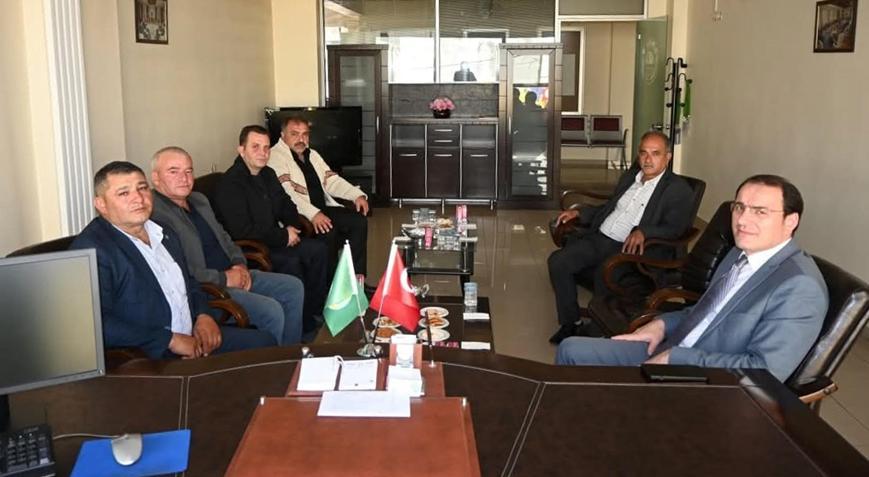 Kaymakam Türkerden ziraat odasına ziyaret