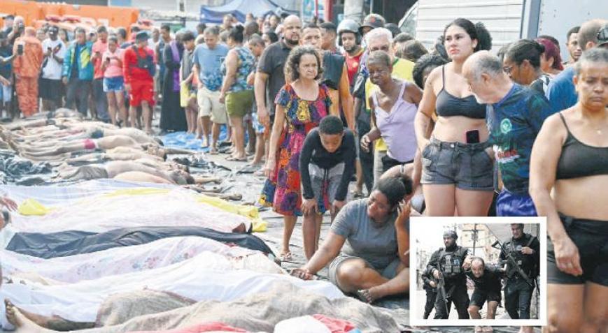 Brezilya’da uyuşturucu kaçakçılarına operasyon Çeteye baskın: 64 ölü