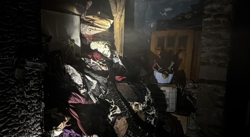 Karabükte apartmanda çıkan yangın söndürüldü