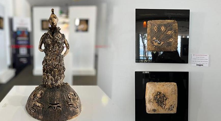 Antalya Kültür Yolu Festivalinde açılan sergiler ziyaretçilerini ağırlıyor