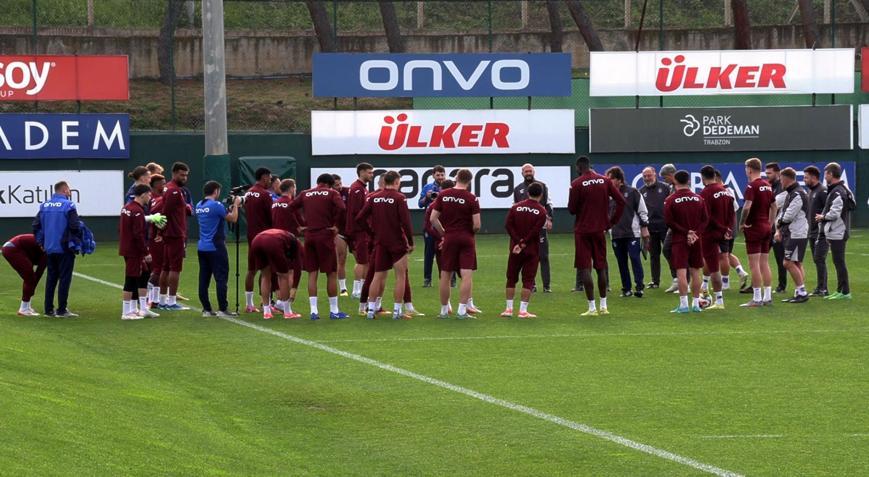 Trabzonspor’da, Alanyaspor maçı hazırlıkları sürüyor