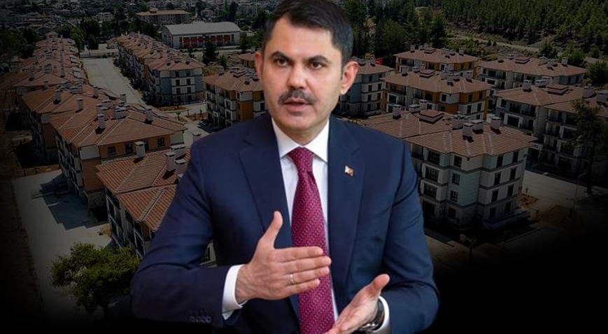 Deprem bölgesinde günde 550 konut