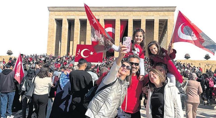 Önce Anıtkabir’e sonra tatile
