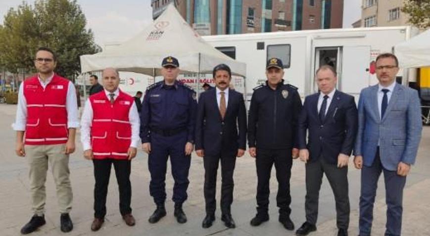Kırşehir’de Cumhuriyetin 102’nci yılına özel 102 ünite kan bağışı