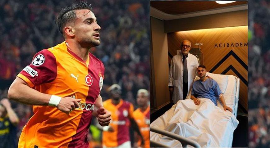 Galatasarayda Yunus Akgün ameliyat oldu İşte sahalardan uzak kalacağı süre