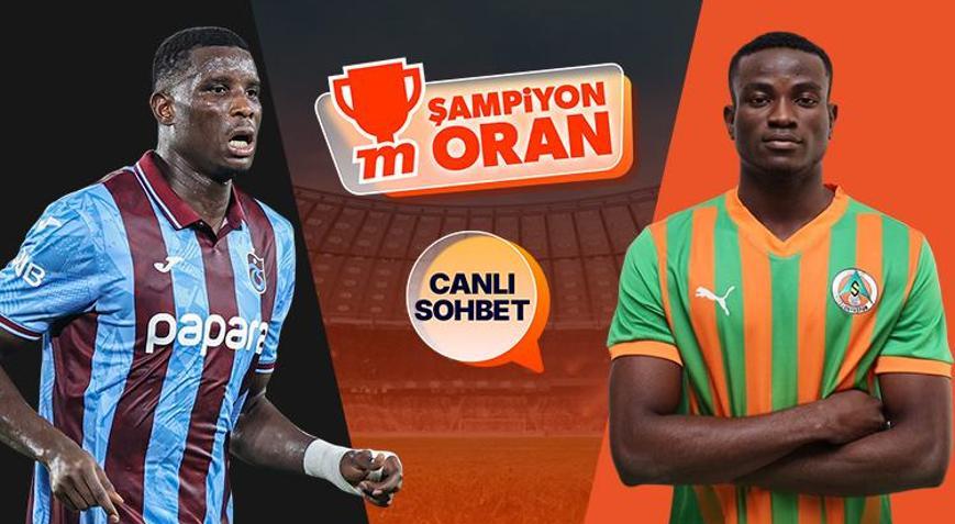 Trabzonspor, Alanyasporu ağırlıyor Maçın heyecanı canlı sohbet ve Şampiyon Oranlar ile Mislide