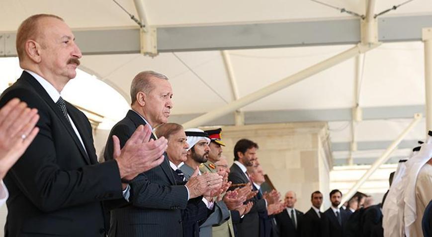 Azerbaycan Cumhurbaşkanı Aliyev: Erdoğanın siyasi ve manevi desteği bize güç verdi