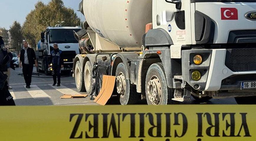 Beton mikserinin altında kalan 86 yaşındaki kadın öldü