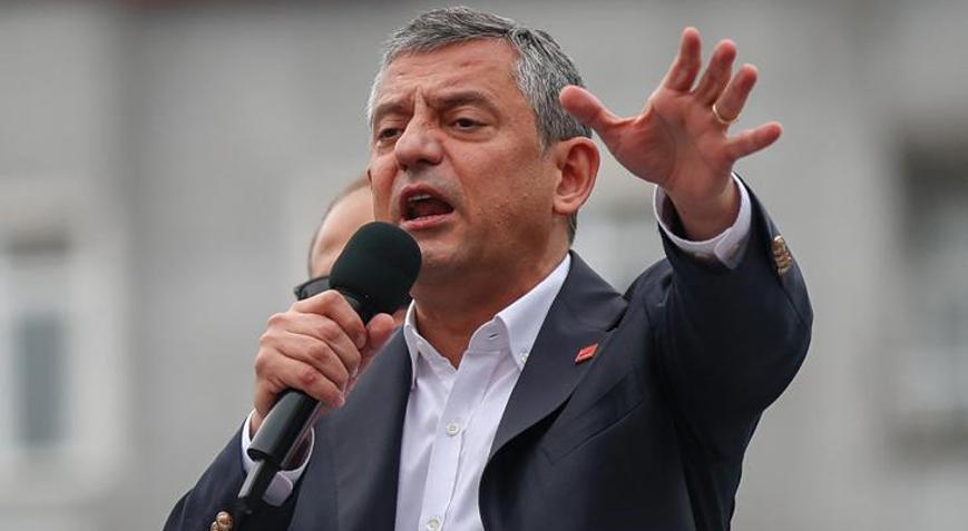 CHP Genel Başkanı Özel Orduda mitingde konuştu