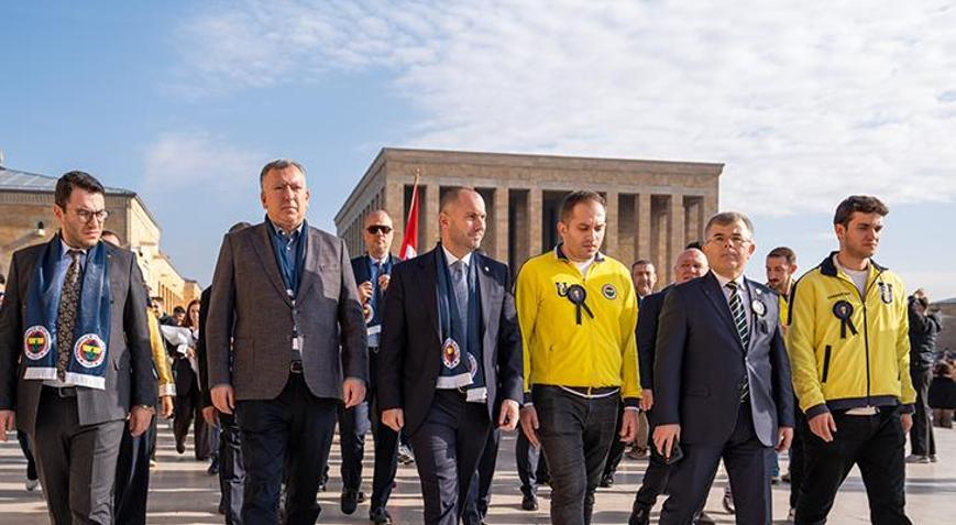 1907 Fenerbahçe Derneği, geleneksel Anıtkabir ziyaretini gerçekleştirdi