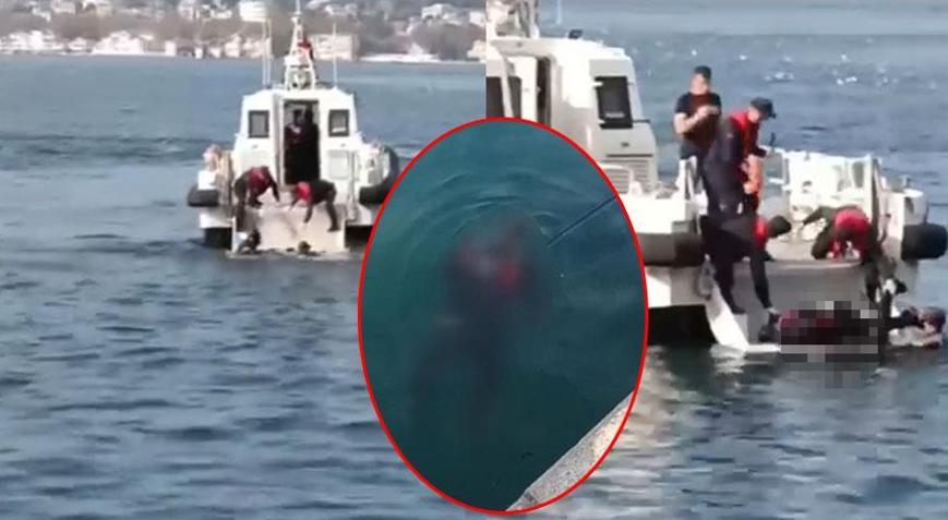 Beykozda dehşete düşüren olay Balık tutanların oltasına ceset takıldı