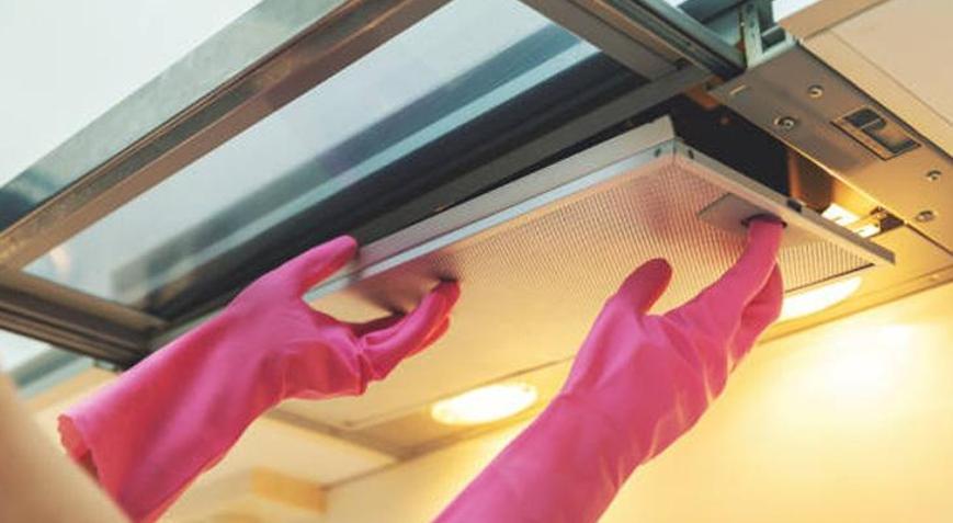 Aspiratör filtresini makineye koymayın Karartmadan gıcır gıcır yapan yöntem