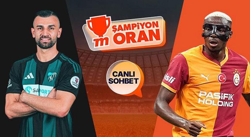 Galatasaray, Süper Ligde Kocaelispora konuk olacak Maçın heyecanı canlı sohbet ve Şampiyon Oranlar ile Mislide