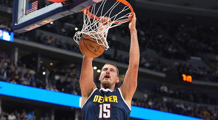 NBAde Denver Nuggetstan galibiyet serisi Jokicten triple-double