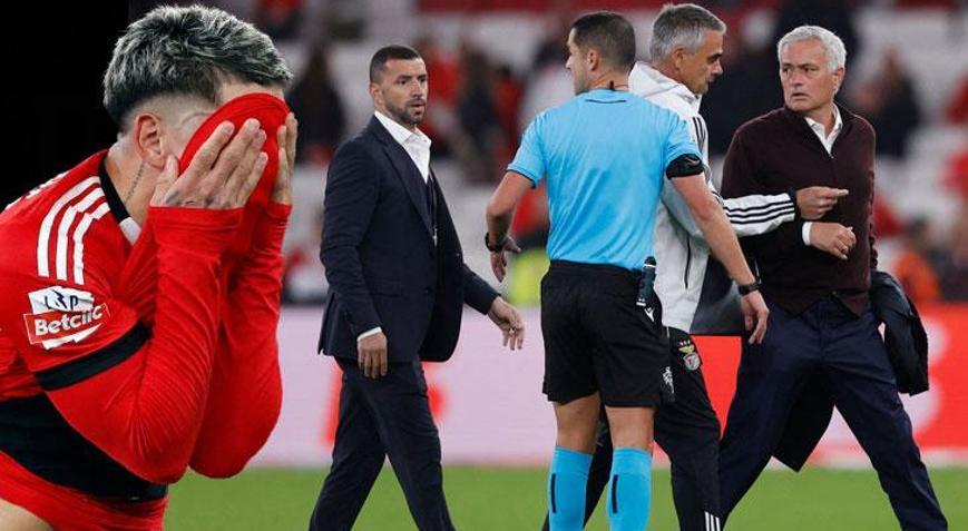 Küme düşme hattındaki Casa Piadan Benficaya şok Jose Mourinho çılgına döndü