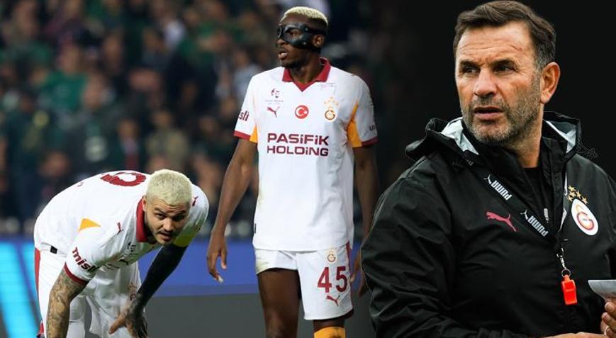 Galatasarayda puan kayıplarının nedenleri belli oldu Osimhen ile Icardi ikilisi tutmadı