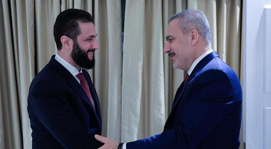 Dışişleri Bakanı Hakan Fidan, Suriye Cumhurbaşkanı Şara ile ABDde bir araya geldi