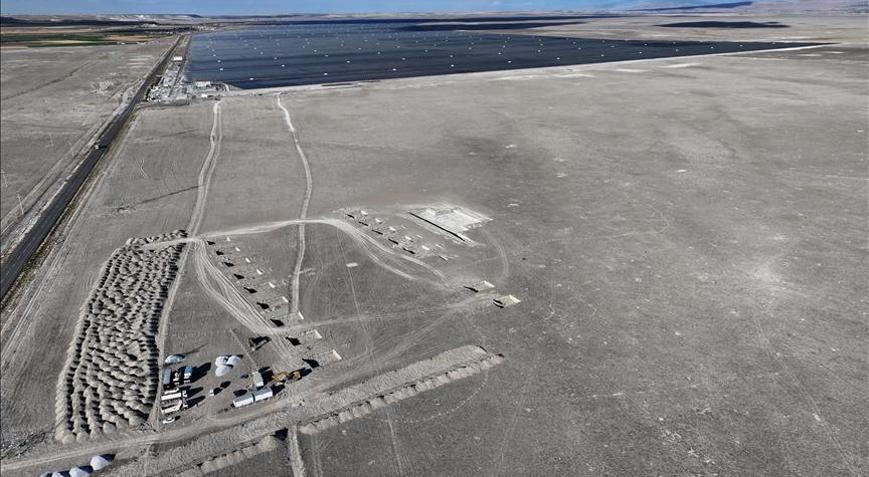 Karapınarda 500 megavatlık yeni GESte çalışmalar başladı