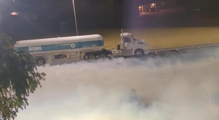 ABDde amonyak kabusu Tankerden sızdı, 45 kişiyi hastanelik etti