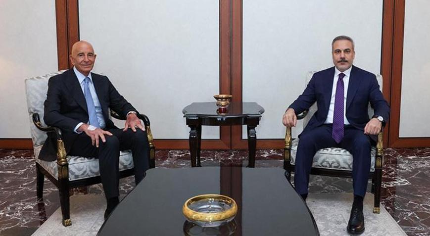 Dışişleri Bakanı Hakan Fidan, ABDli yetkililer Barrack ve Gorka ile görüştü
