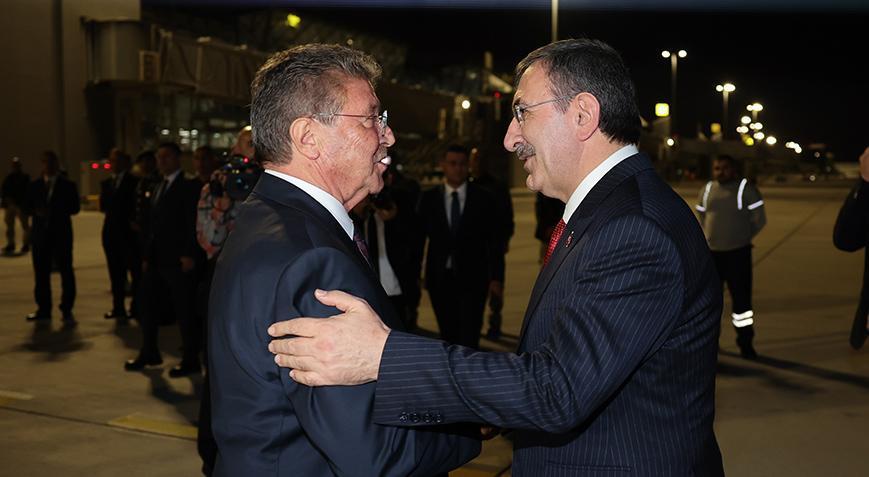 Cumhurbaşkanı Yardımcısı Cevdet Yılmaz KKTCye geldi