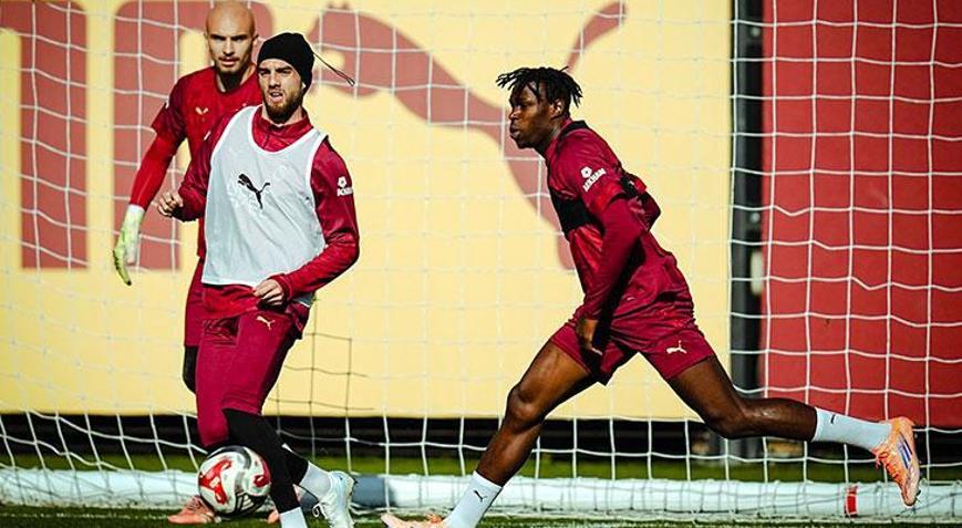 Galatasarayda Gençlerbirliği maçı hazırlıkları devam etti