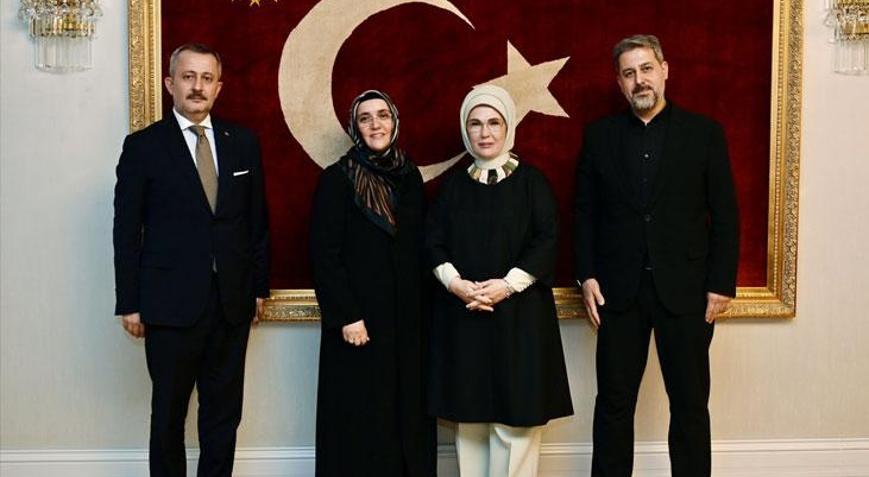 Emine Erdoğan, İstanbul Aile Vakfı temsilcileriyle bir araya geldi
