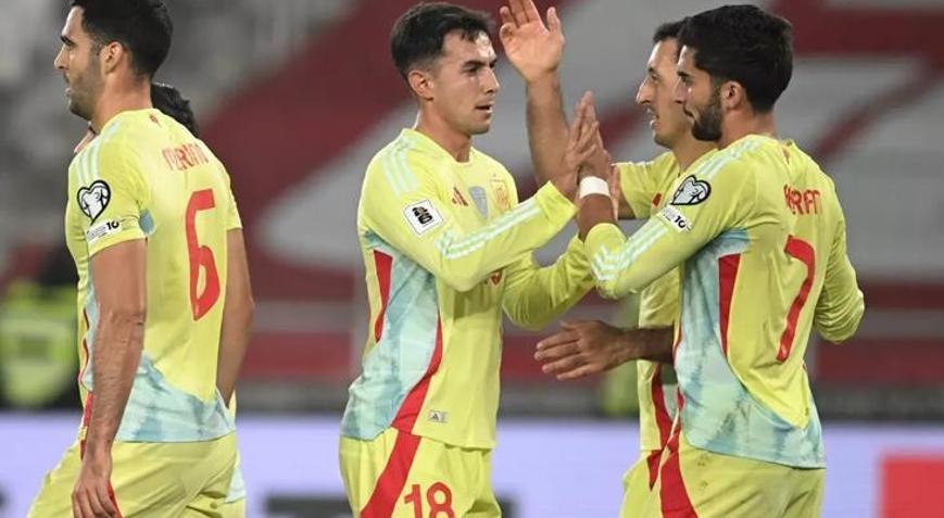 İspanya doludizgin Deplasmanda Gürcistanı rahat geçtiler