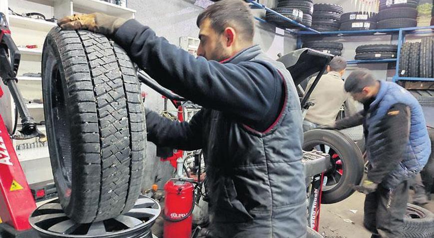 Kış lastiği takmayana 5 bin 856 lira ceza