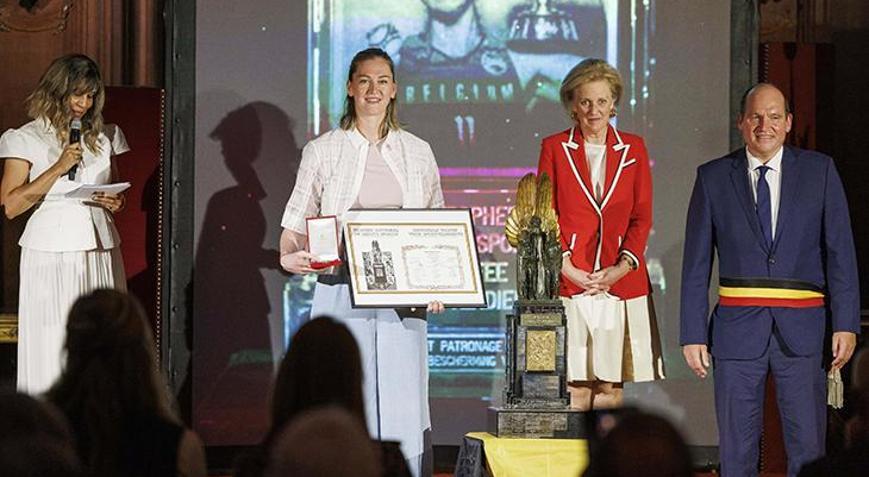 Fenerbahçeli Emma Meesseman, Belçikada onurlandırıldı