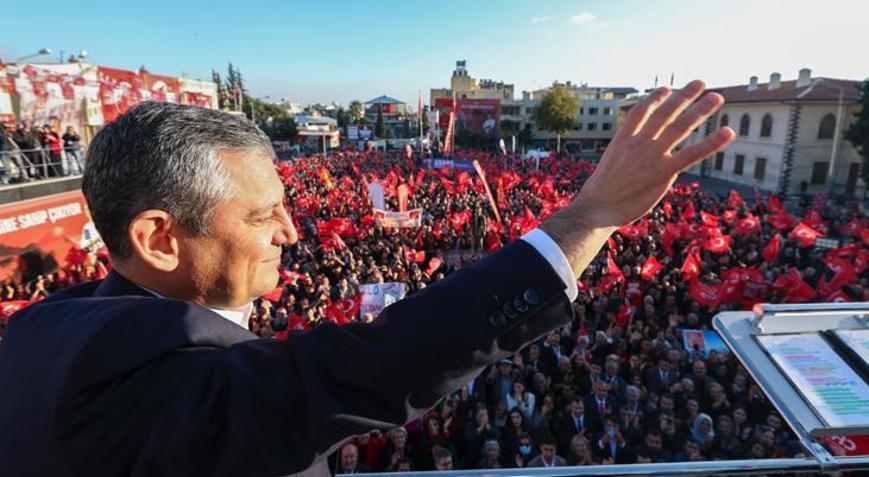 CHP Genel Başkanı Özel, partisinin Kilis mitinginde konuştu