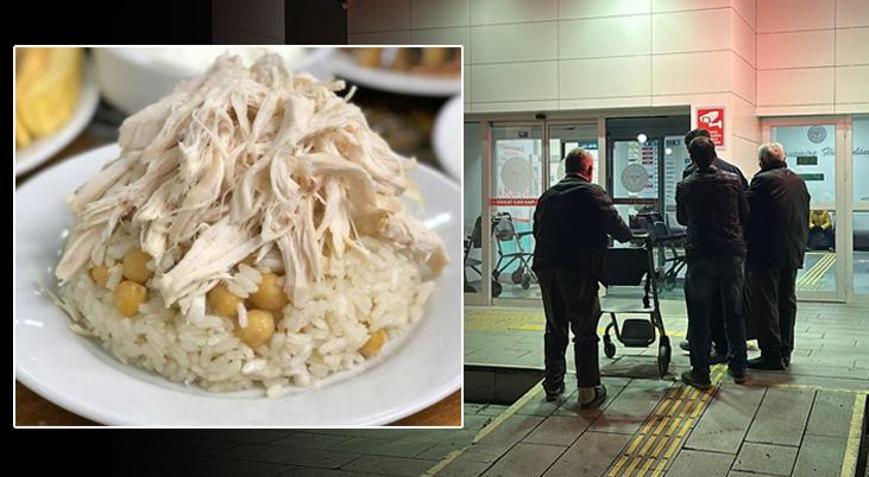 Bir gıda zehirlenmesi haberi daha Tavuklu pilav yiyen 30 kişi hastanelik oldu