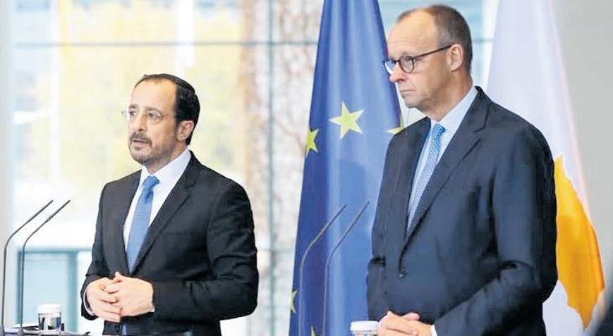 Merz’den çözüme destek istemiş