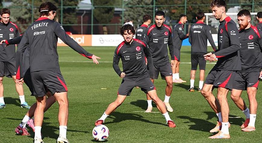 A Milli Takım, İspanya maçı hazırlıklarını tamamladı