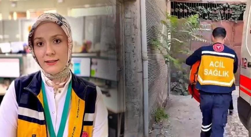 112 personeli telefonda yönlendirdi Doğumu baba gerçekleştirdi