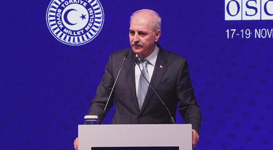 TBMM Başkanı Kurtulmuş: Gazze soykırımını unutmayın