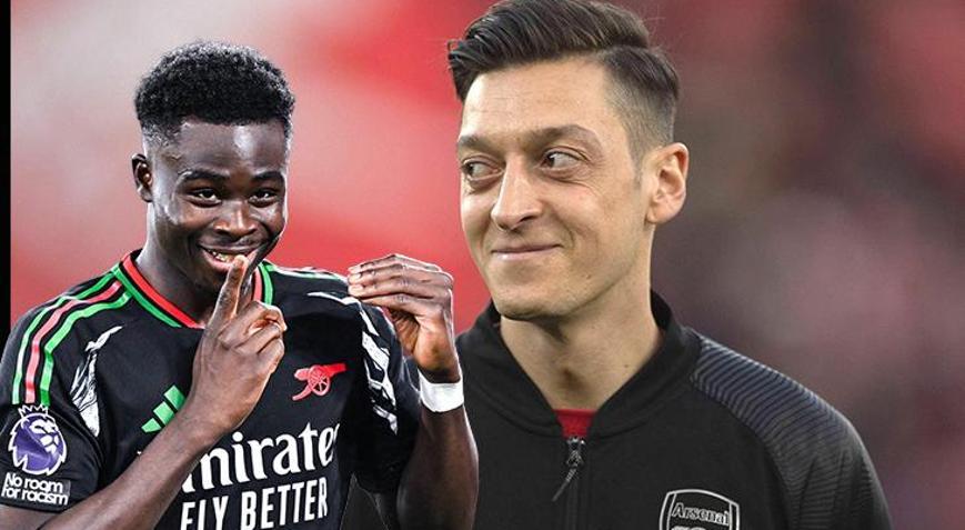 Bukayo Sakadan Mesut Özil sözleri: Gerçekten üst düzey bir oyuncuydu