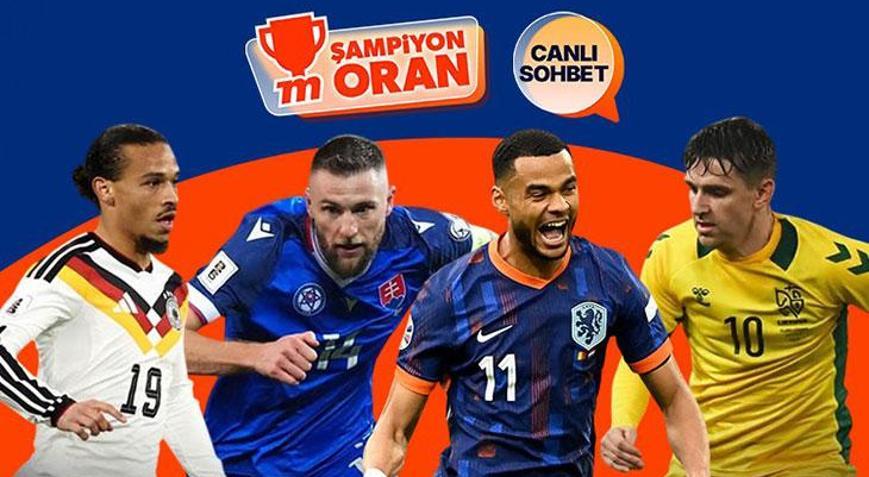 Almanya ve Hollanda, Dünya Kupası Elemeleri’nde sahnede Kritik maçların heyecanı canlı sohbet ve Şampiyon Oranlar ile Mislide