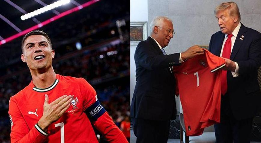 Beyaz Saray’a sürpriz ziyaret Cristiano Ronaldo, Trump ile bir araya geliyor