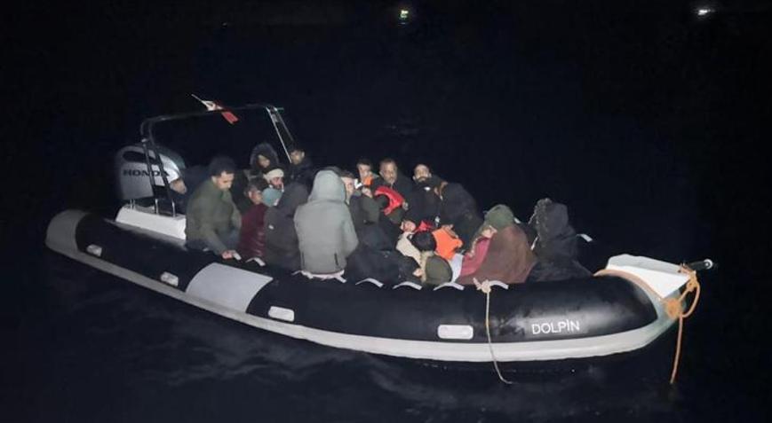 Fethiye açıklarında 31 düzensiz göçmen kurtarıldı