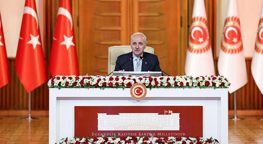 TBMM Başkanı Kurtulmuş: Tarihi sorumluluk ancak çoğulculuk anlayışı içerisinde gerçekleşebilir