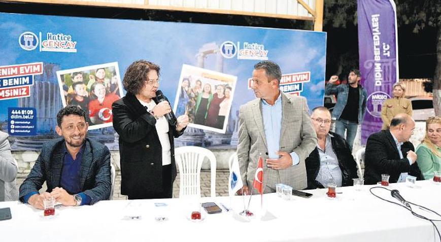 Başkan Gençay halkla iç içe