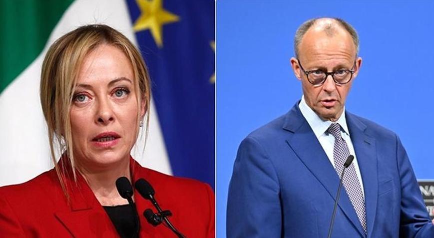 İtalya ve Almanya başbakanları, ABDnin Ukrayna planını görüştü