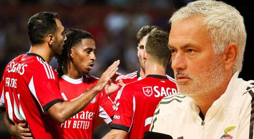3. lig ekibine zorlanan Benficada Jose Mourinho çılgına döndü Bana ihanet edeni sevmem