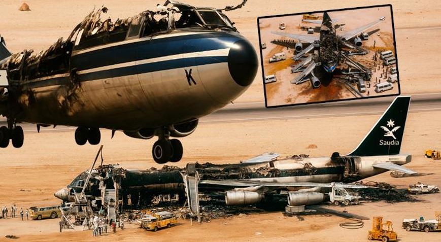 İniş yaptıktan sonra 301 kişiye mezar oldu Facianın sorumlusu Suudi kralın uçağı