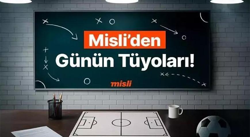 Fenerbahçe gollü skorlarla kazanıyor Son 7 Milano derbisinde dikkat çeken istatistik… İşte Misli’den Günün Tüyoları