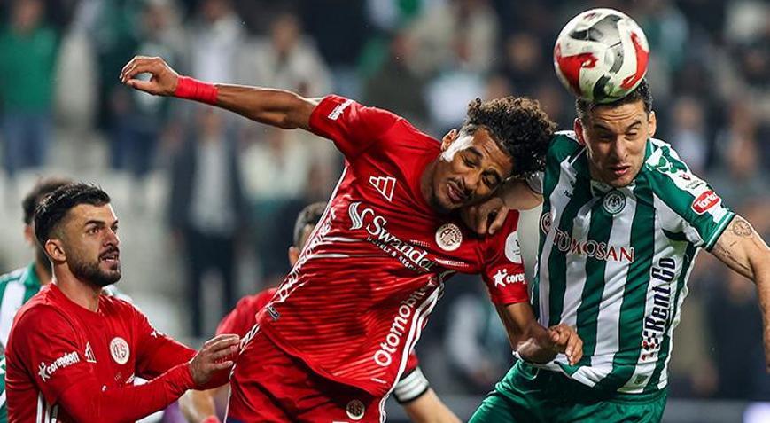 Süper Ligde Konyaspor ile Antalyaspor yenişemedi