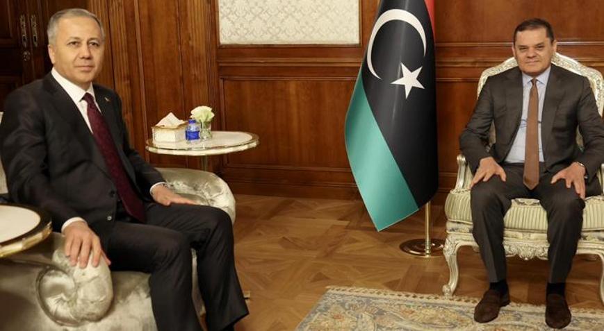 Bakan Yerlikaya, Trablusta Başbakan Dibeybe ve İçişleri Bakanı Trablusi ile görüştü